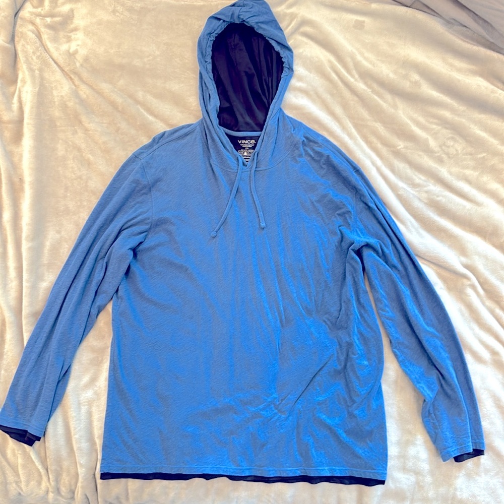 Vince Men's Double Layer Hoodie